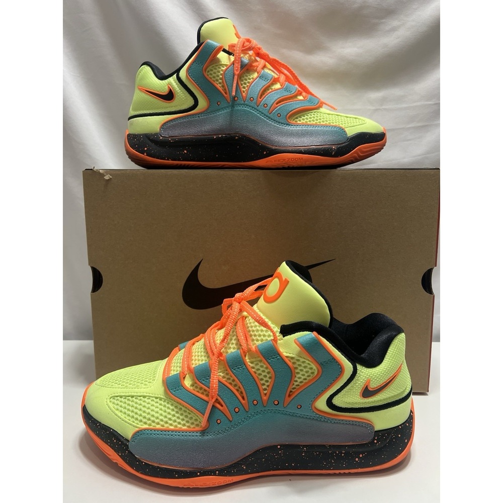 Nike KD18 NRG New Timeline Clear Jade Black Liquid Lime HV1993 301 Mens Size 8.5